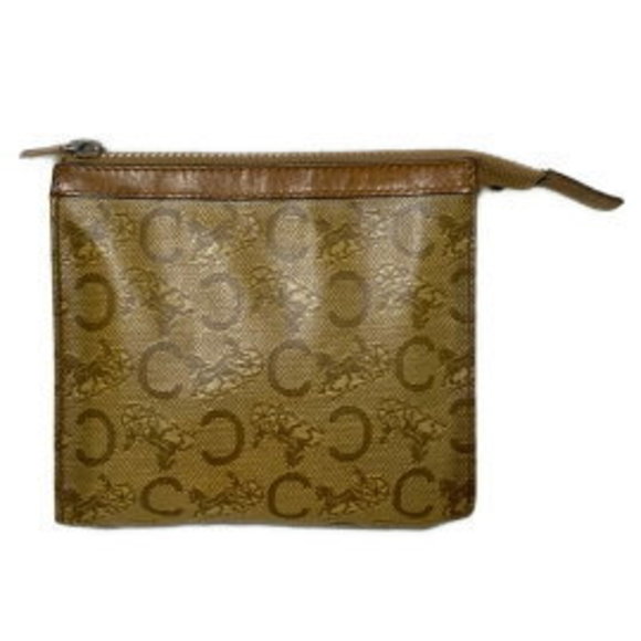 Celine Macadam Pouch Beige Brown Leather - Picture 1 of 9